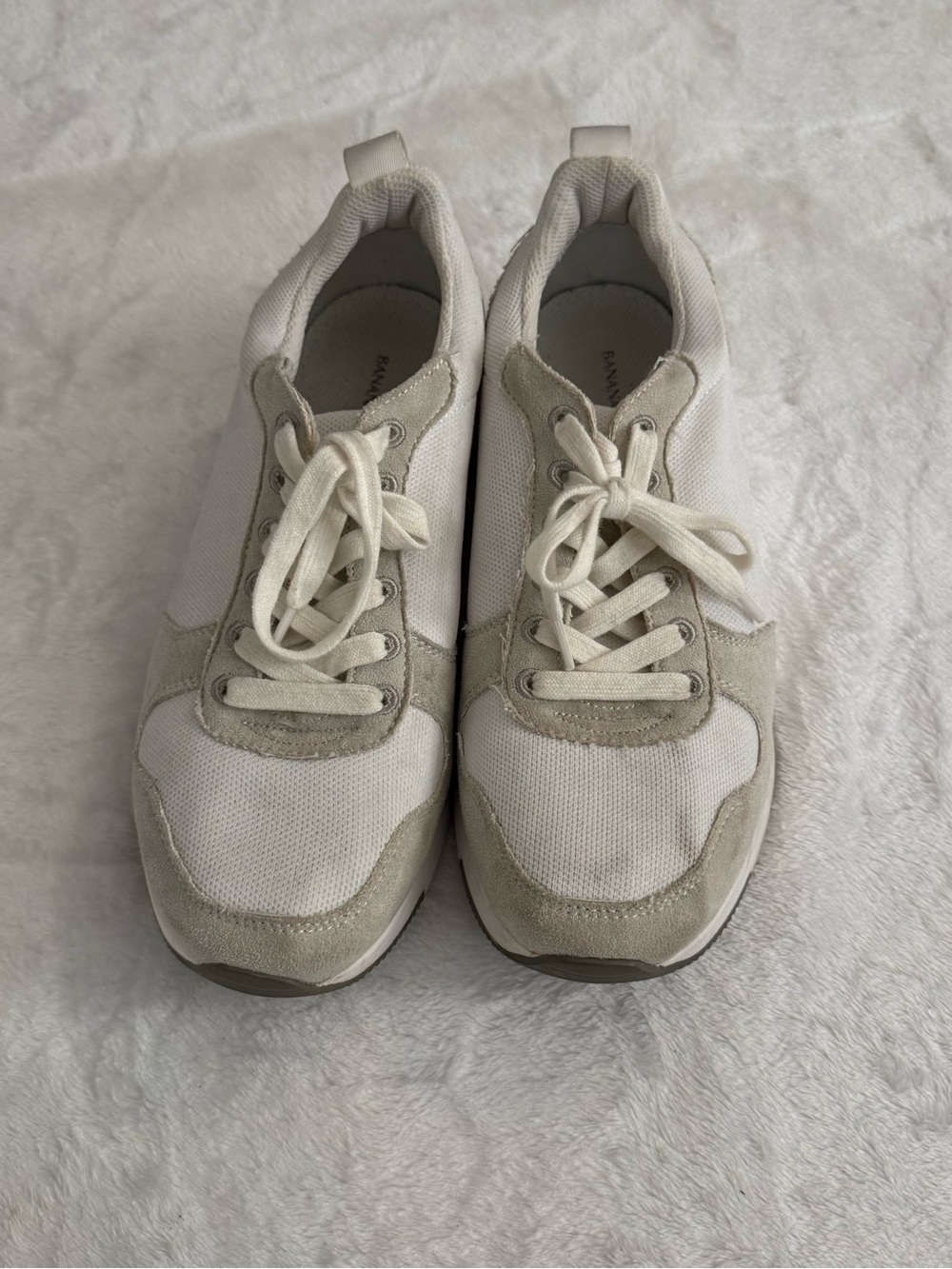 Men’s White & Light Gray Sneakers